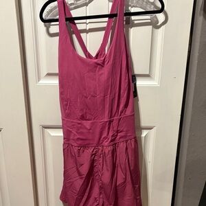 Pink Sleeveless Romper